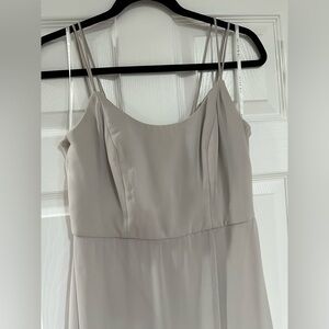 Dessy- 1500 Series 1520 Chiffon Dress - in Oyster